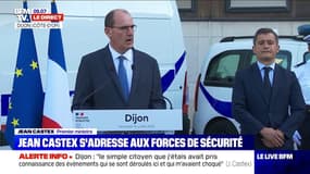 Jean Castex et Gérald Darmanin était en déplacement ce vendredi à Dijon. 