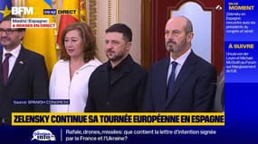 Volodymyr Zelensky continue sa tournée européenne en Espagne