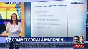 Sommet social à Matignon (1/3)