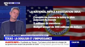 Armes aux États-Unis: le gouverneur du Texas suit "mot pour mot l'argumentaire de la NRA", explique Anthony Bellanger