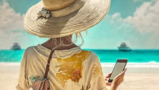 De plus en plus de Français s'inspirent des réseaux sociaux pour choisir leur destination de voyage 