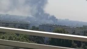 Incendie à Issy-Les-Moulineaux - Témoins BFMTV