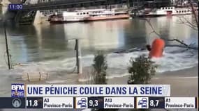Une péniche de Le Corbusier coule au fond de la Seine