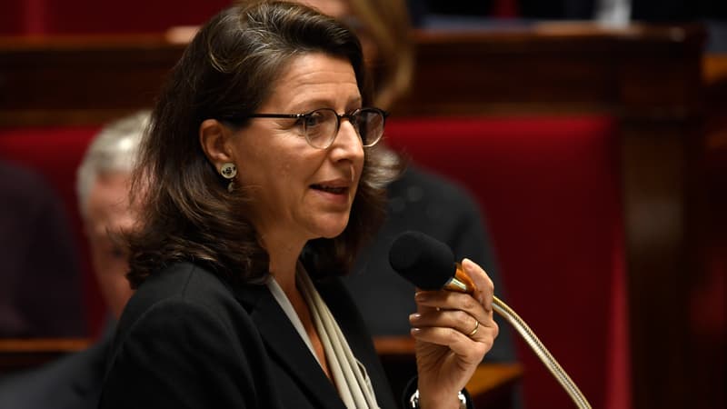 La ministre de la Santé Agnès Buzyn, le 4 octobre 2017 à l'Assemblée nationale à Paris. 