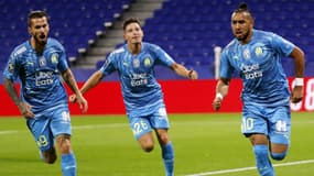 Benedetto, Thauvin et Payet, à Lyon le 4 octobre 2020
