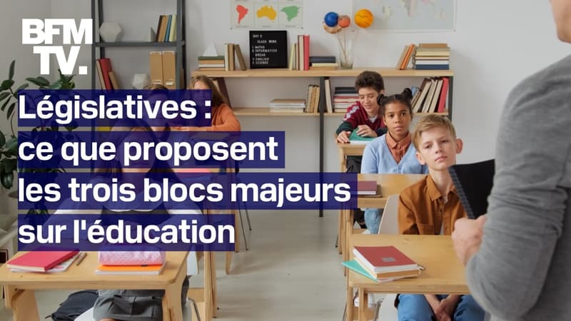 Législatives: ce que proposent les trois blocs majeurs sur l'éducation