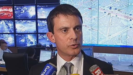 Manuel Valls dimanche soir a fait le bilan des débordements de la manifestation.