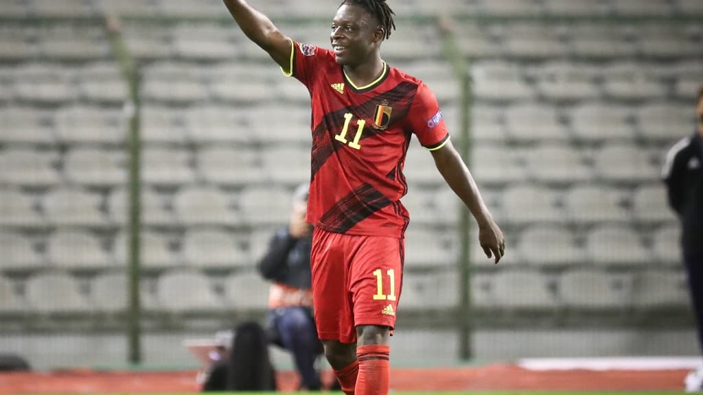 Doku fête son premier but avec la Belgique