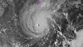 Images satellite de l'ouragan Lane enregistrées le 22 août 2018