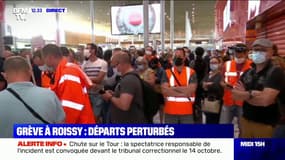 Grève à Roissy: les images de la mobilisation à l'intérieur du terminal 2E