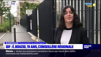 Ile-de-France: Élodie Bouzid (EELV) est la plus jeune élue du conseil régional à 19 ans