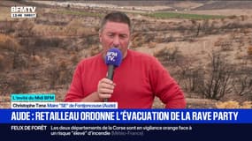 Rave party dans l'Aude; "Les forces de l'ordre vont intervenir" pour évacuer les fêtards, explique le maire de Fontjoncouse