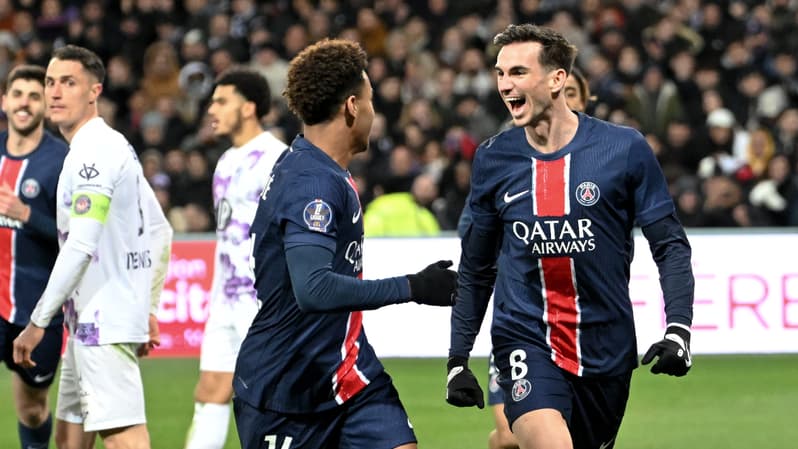 Fabian Ruiz ouvre le score face à Toulouse.