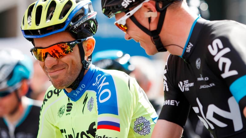 Alberto Contador et Chris Froome