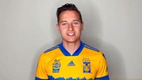 Florian Thauvin avec le maillot de Tigres
