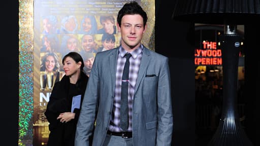 Corey Monteith à son arrivée à l'avant-première de Happy New Year à Hollywood.