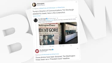 Tim Murtaugh a brandi une fausse une sur Twitter pour attaquer les médias