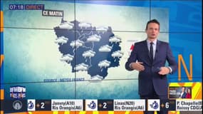 Météo en Ile-de-France: des passages pluvieux attendus dans la journée