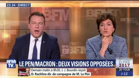 Emmanuel Macron/Marine Le Pen: deux visions opposées
