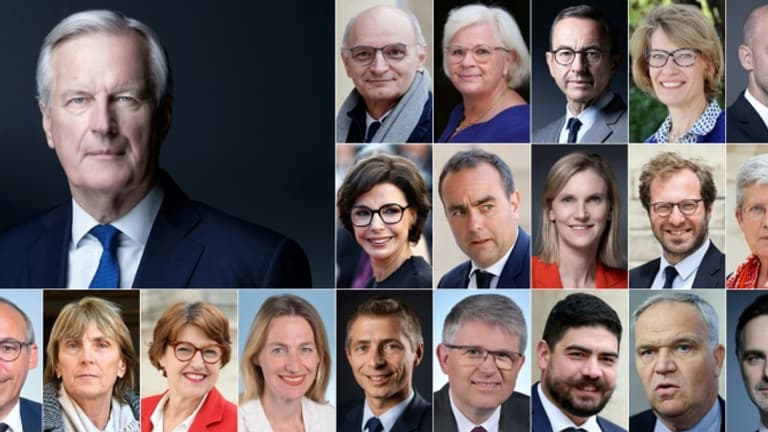 Le gouvernement du Premier ministre Michel Barnier, dévoilé le 21 septembre 2024 Le gouvernement du Premier ministre Michel Barnier, dévoilé le 21 septembre 2024