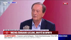 Épidémie de grippe: "Il faut enlever la TVA sur les masques et les gels (hydroalcooliques) et nous redonner le droit de vente des autotests", demande Michel-Édouard Leclerc, président du comité stratégique des magasins E.Leclerc