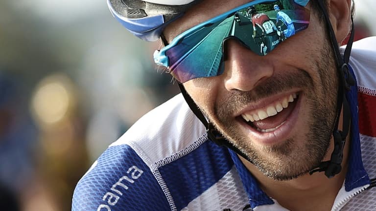 Thibaut Pinot lors de la 21e et dernière étape du Tour de France, entre Mantes-la-Jolie et les Champs-Elysees à Paris, le 20 septembre 2020