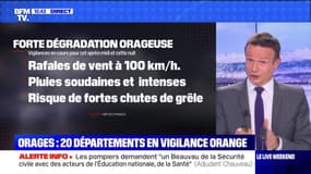 Orages : 20 départements en vigilance orange - 23/10