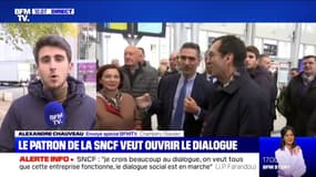 "Le dialogue social est en marche", Jean-Pierre Farandou, nouveau PDG de la SNCF, veut apaiser les tensions face à la grève des cheminots