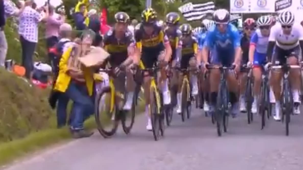 La chute sur le Tour de France La chute sur le Tour de France