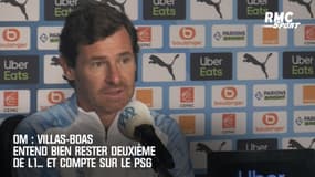 OM : Villas-Boas entend bien rester deuxième de L1... et compte sur le PSG
