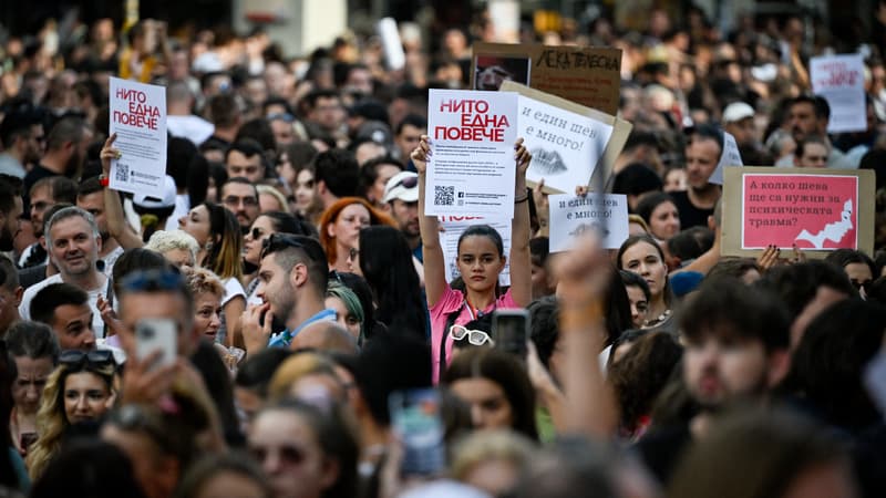 Des milliers de personnes ont manifesté ce lundi 31 juillet 2023 à Sofia et dans plusieurs autres villes de Bulgarie pour protester contre les violences faites aux femmes