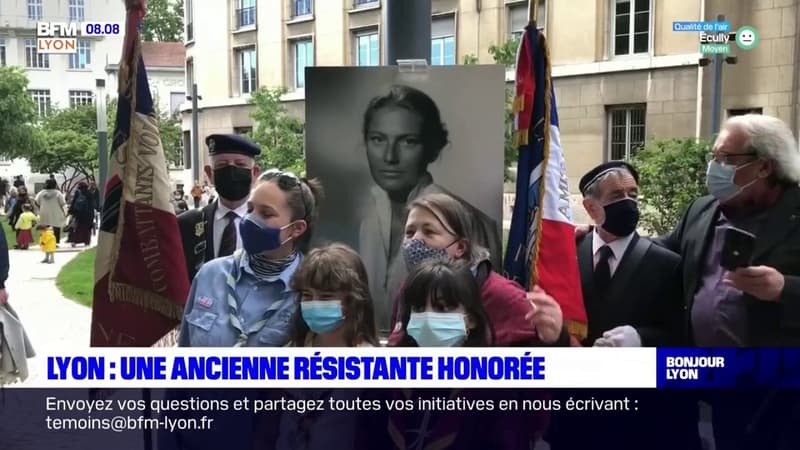 Lyon: l'ancienne résistante Denise Vernay donne son nom à une esplanade du 3e