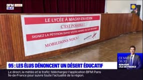 Val-d'Oise: les élus dénoncent un "désert éducatif"