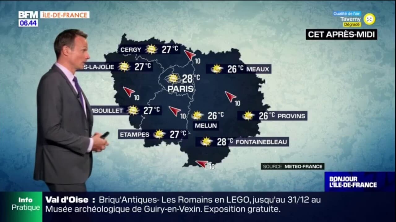 Météo Paris-Île-de-France: les températures s'envolent cet après-midi ...