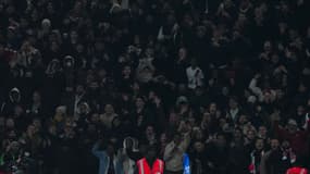 Le public du Parc des Princes lors du carton du PSG pour la 24e journée de Ligue 1, 1er mars 2025