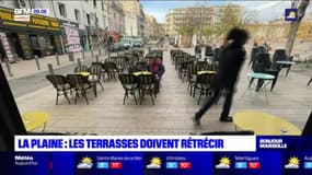Marseille: les terrasses de La Plaine doivent rétrécir