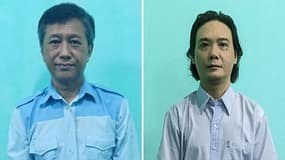 Le militant démocrate Kyaw Min Yu, également connu sous le nom de "Jimmy", qui s'est fait connaître lors du soulèvement étudiant de 1988 au Myanmar et a été arrêté lors d'un raid nocturne en octobre 2021 et de l'ancien législateur Maung Kyaw, également connu sous le nom de Phyo Zeya Thaw, qui a été accusé d'avoir orchestré plusieurs attaques contre les forces du régime.