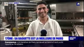 Taieb Sahal, boulanger dans le 17e arrondissement, a remporté le Grand prix de la baguette de tradition française de Paris