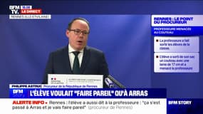 Professeure menacée à Rennes: "Le parquet national anti-terroriste ne souhaitait pas se saisir de ces faits" assure Philippe Astruc, procureur de la République 