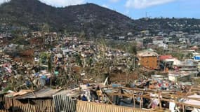 L'île de Mayotte après le passage dévastateur du cyclone Chido, le 14 décembre 2024