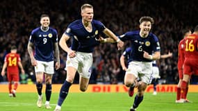 Scott McTominay contre l'Espagne