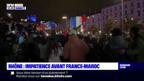 Les supporters lyonnais impatients avant France-Maroc