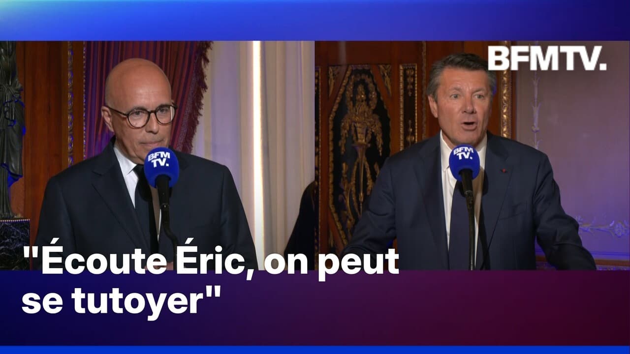 "Je te parle avec mon cœur": Christian Estrosi tutoie Éric Ciotti pendant le débat des municipales Kép