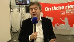 Jean-Luc Mélenchon à Bordeaux, samedi 23 mars
