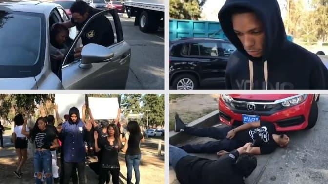 Le Mannequin Challenge consacré aux violences policières
