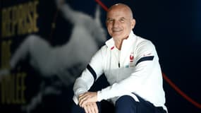 Guy Stephan, l'entraîneur-adjoint du sélectionneur de l'équipe de France Didier Deschamps, le 10 novembre 2021 à Clairefontaine-en-Yvelines
