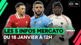 Kolo Muani, Alexander-Arnold, Walker ... Les 5 infos mercato du 18 janvier à 12h