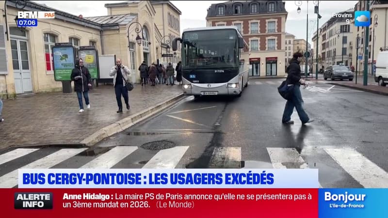 Grève sur le réseau de bus de Cergy-Pontoise: les usagers sont fatigués