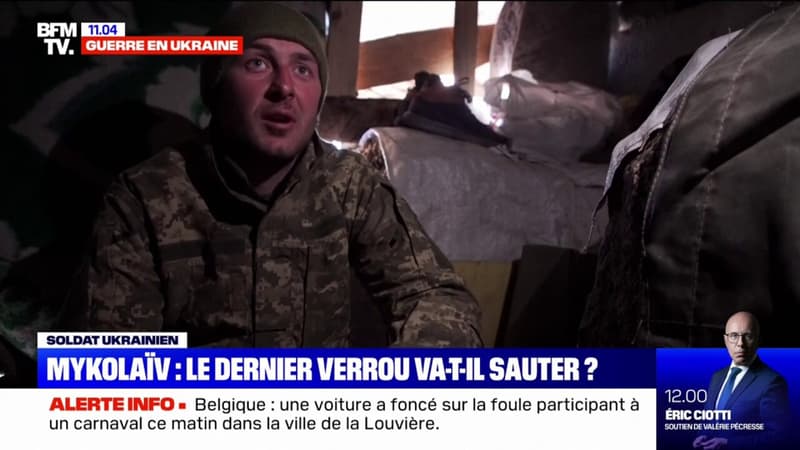Ukraine: à Mykolaïv, les soldats russes et ukrainiens se livrent une guerre de tranchées