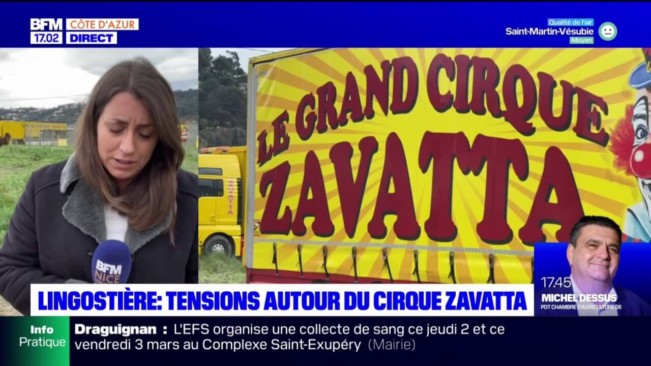 Nice Les Tensions Continuent Autour De La Présence Du Cirque Zavatta 7648